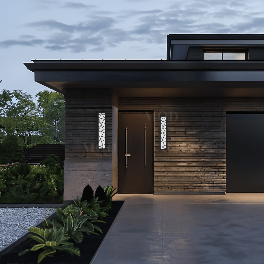 Outdoor LED Light Fixture | Sleek Modern Design, Warm White Glow & Multiple Sizes for Garden, Entryway or Yard