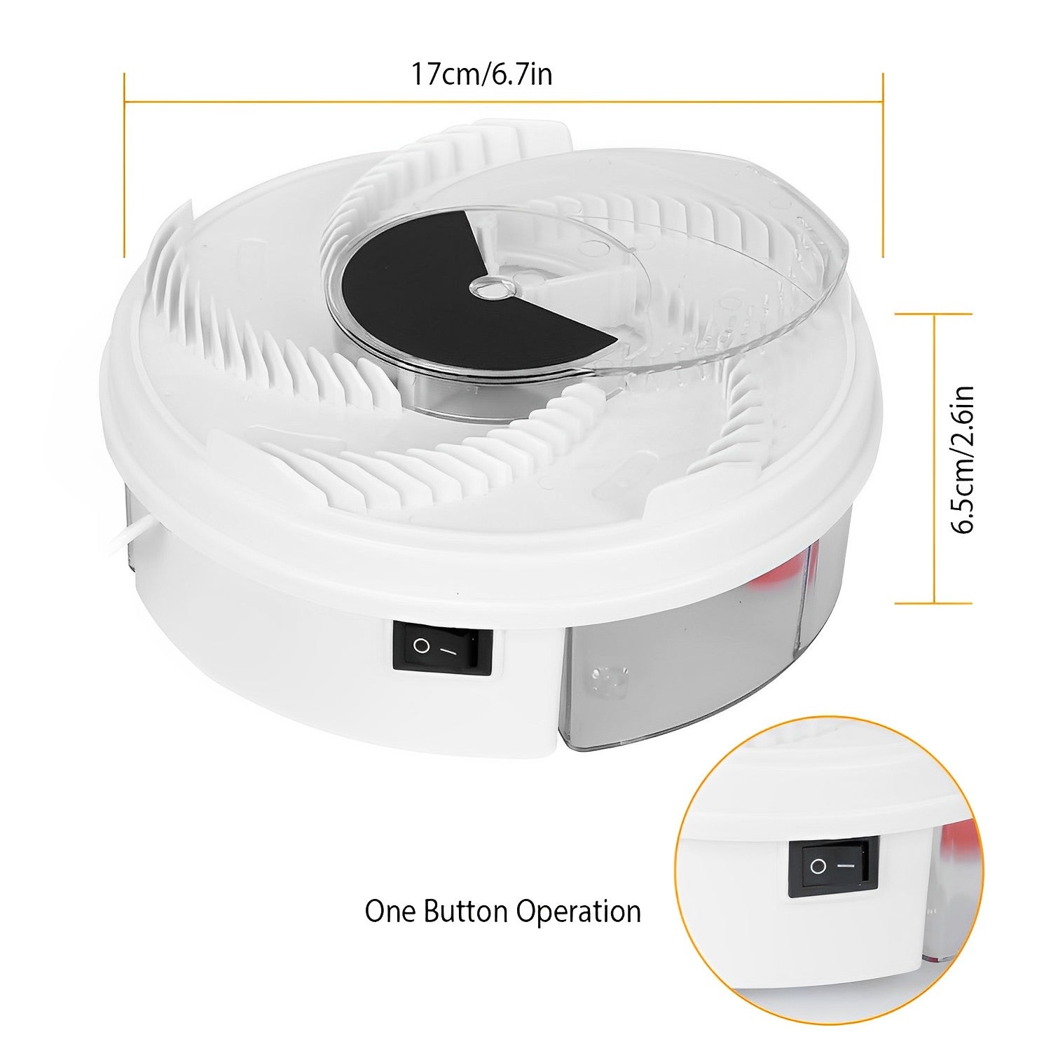 Electric Silent Fly Trap | Automatic Pest Catcher for Quiet Indoor Insect Control