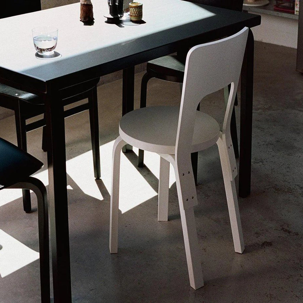 Artek Chair 66 - Modern Birch Wood Dining Chair for Home & Office Use