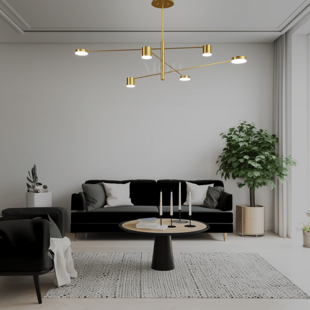 Nordic Lynx Lighting Fixture – Elegant Living Room Lamp with Warm, Even Light and Stylish Design