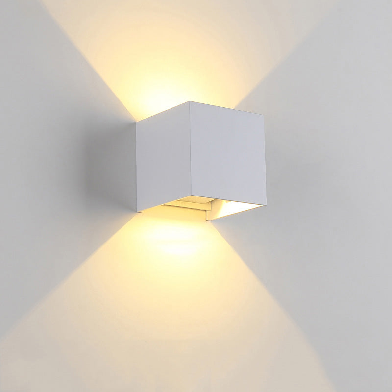 LED Outdoor Up Down Wall Light Fixture - Waterproof Sconce for Patio, Garden & Entryway Lighting