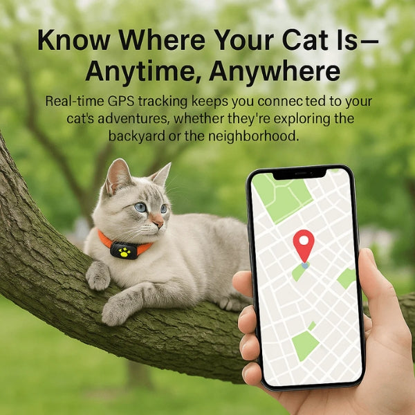 Smart GPS Cat Collar