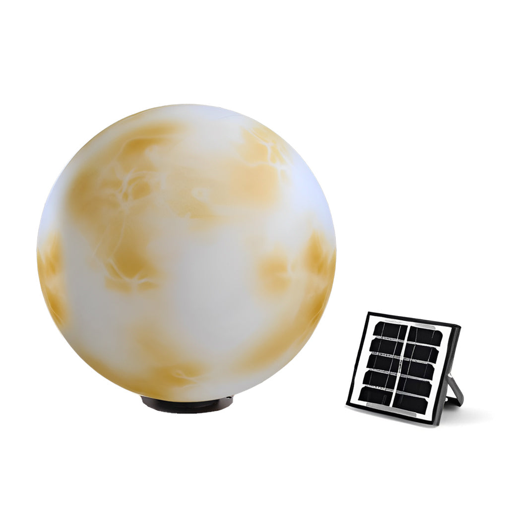 Moon-Shaped Outdoor Pier-Mount Accent Light Fixture for Pathways & Gardens