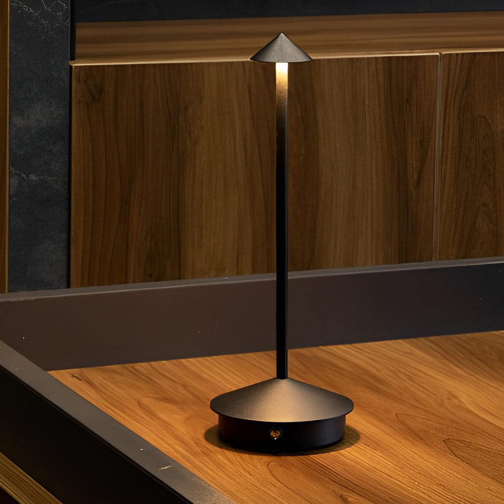 11.41 Inch Cordless Mushroom Table Lamp - Cute Pina Design for Bedroom & Living Room Lighting