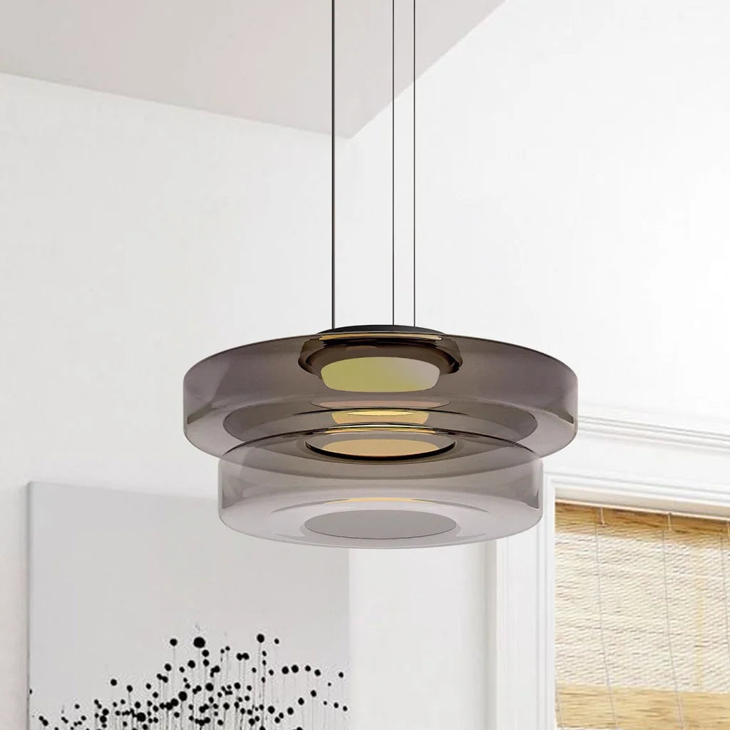 Nordic Postmodern Glass Pendant Light Fixture - Modern Hanging Lamp for Dining Room & Kitchen Lighting