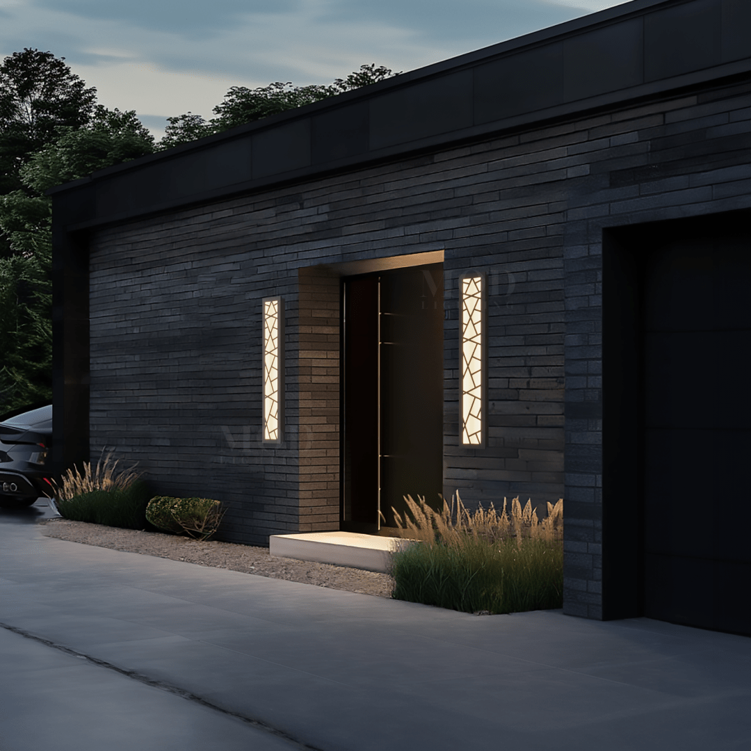 Outdoor LED Light Fixture | Sleek Modern Design, Warm White Glow & Multiple Sizes for Garden, Entryway or Yard