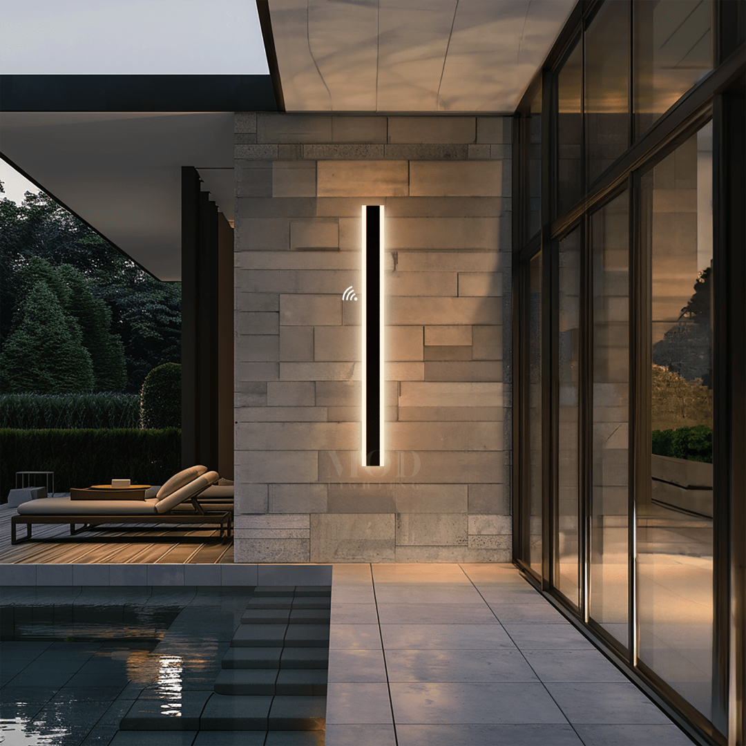 LED Motion Sensor Light - Wireless Outdoor Security Light with Adjustable Brightness for Pathways, Garages, and Entryways