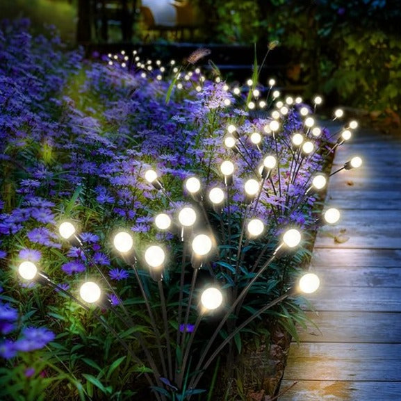Solar Swaying Garden Lights with Color-Changing LED for Outdoor Pathway & Landscape Decoration