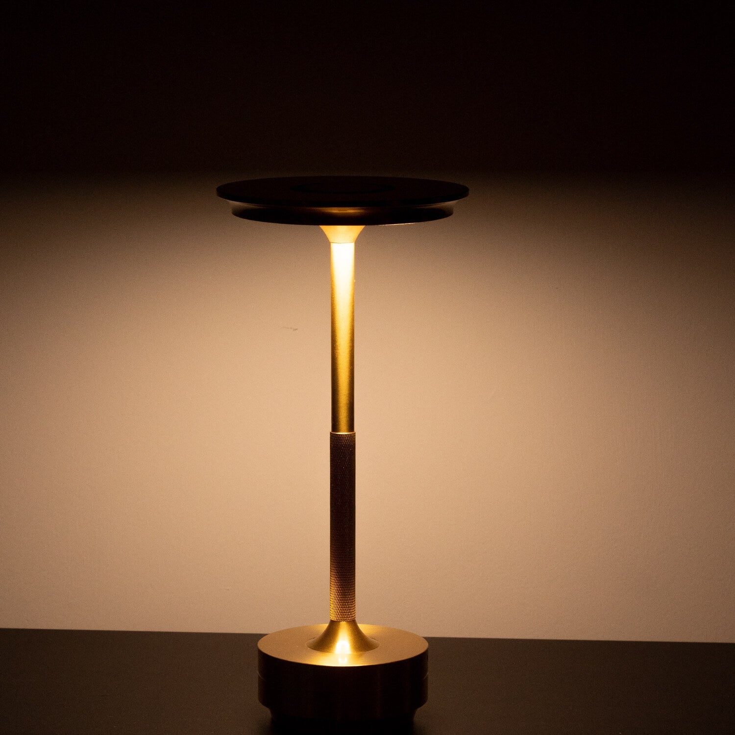 Cordless Metallic Table Lamp - Modern Design for Home & Office Lighting
