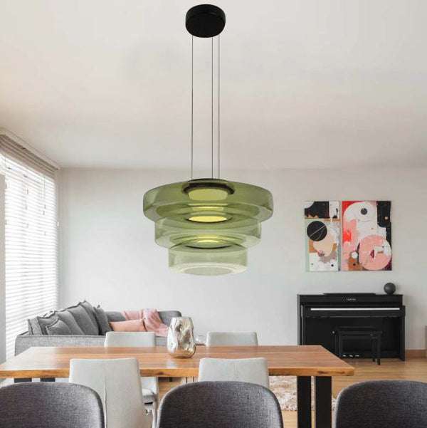 Nordic Postmodern Glass Pendant Light Fixture - Modern Hanging Lamp for Dining Room & Kitchen Lighting
