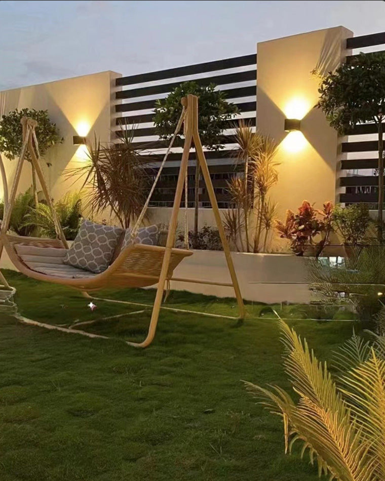 LED Outdoor Up Down Wall Light Fixture - Waterproof Sconce for Patio, Garden & Entryway Lighting