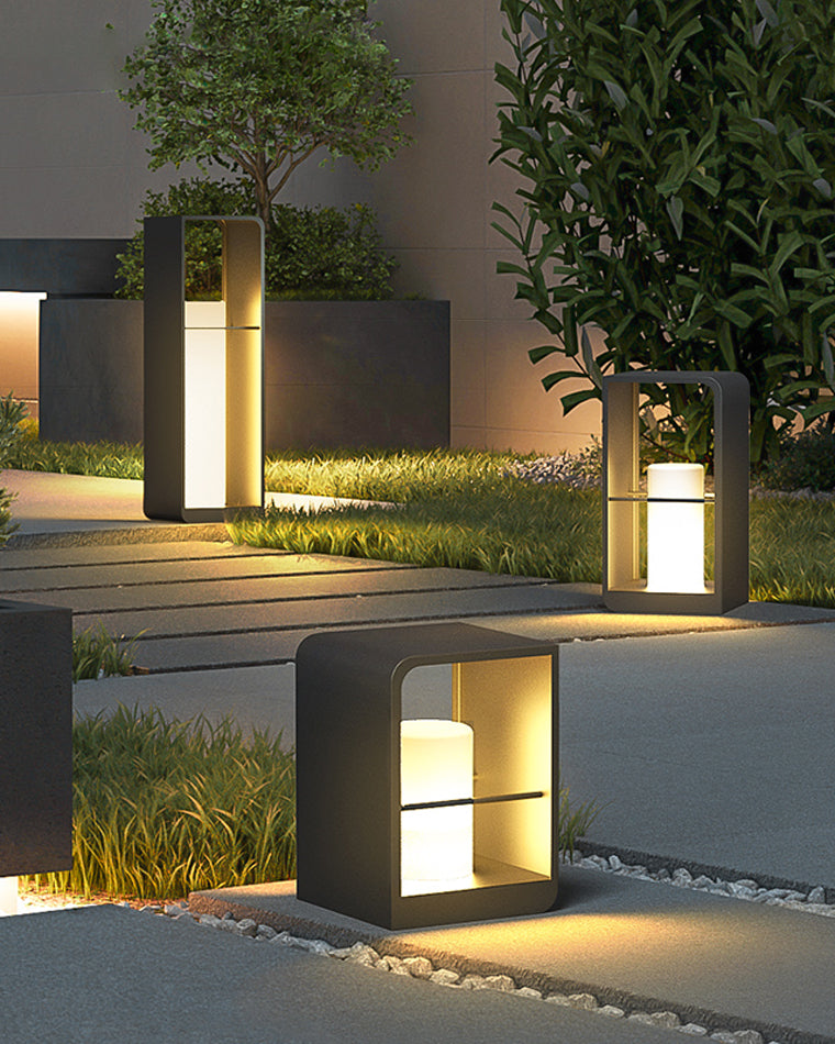 Solar Floor Light WM9007 - Waterproof LED Outdoor Lighting for Patios, Gardens, and Pathways