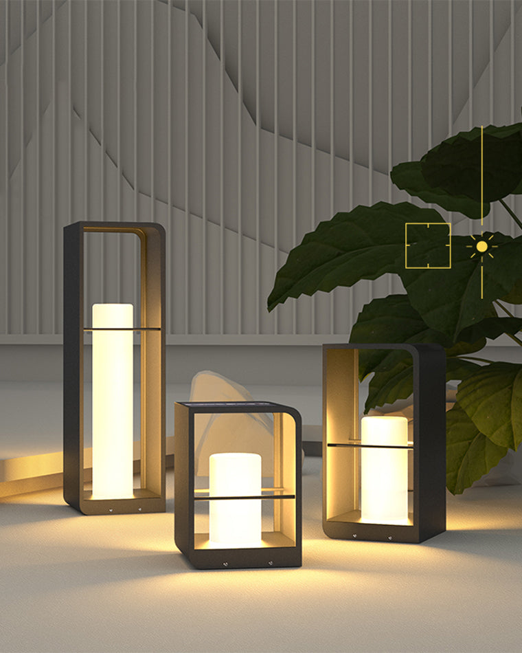 Solar Floor Light WM9007 - Waterproof LED Outdoor Lighting for Patios, Gardens, and Pathways