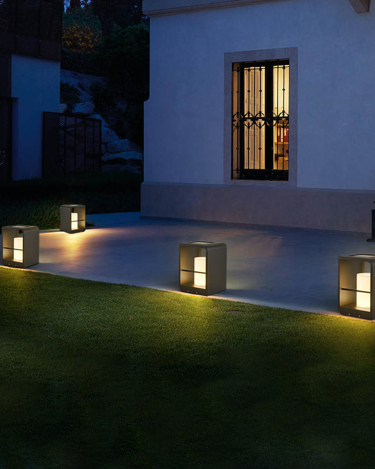 Solar Floor Light WM9007 - Waterproof LED Outdoor Lighting for Patios, Gardens, and Pathways
