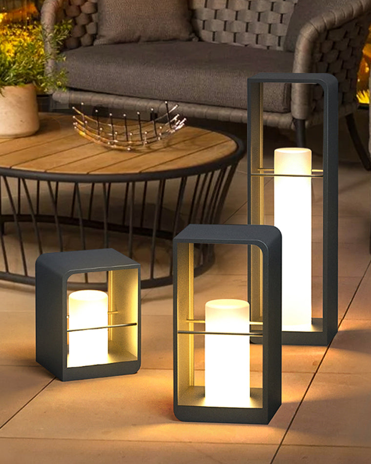 Solar Floor Light WM9007 - Waterproof LED Outdoor Lighting for Patios, Gardens, and Pathways
