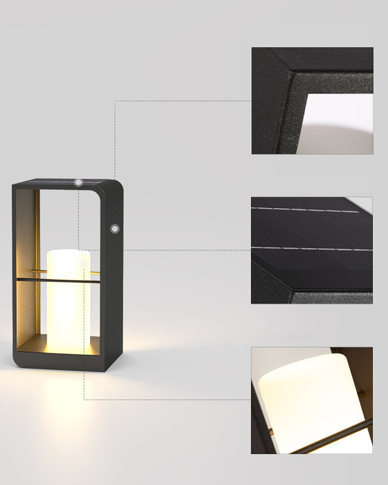 Solar Floor Light WM9007 - Waterproof LED Outdoor Lighting for Patios, Gardens, and Pathways