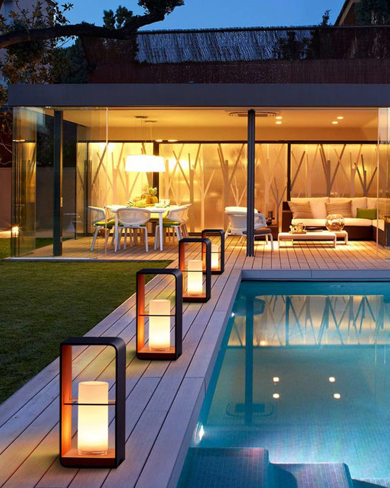 Solar Floor Light WM9007 - Waterproof LED Outdoor Lighting for Patios, Gardens, and Pathways