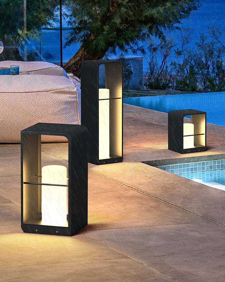 Solar Floor Light WM9007 - Waterproof LED Outdoor Lighting for Patios, Gardens, and Pathways