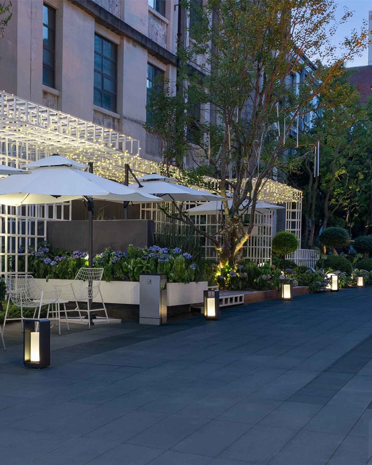 Solar Floor Light WM9007 - Waterproof LED Outdoor Lighting for Patios, Gardens, and Pathways