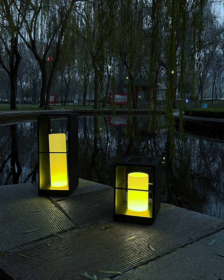 Solar Floor Light WM9007 - Waterproof LED Outdoor Lighting for Patios, Gardens, and Pathways