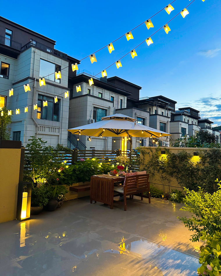 Solar Floor Light WM9007 - Waterproof LED Outdoor Lighting for Patios, Gardens, and Pathways