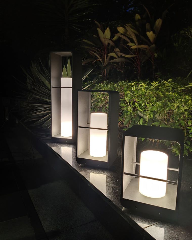 Solar Floor Light WM9007 - Waterproof LED Outdoor Lighting for Patios, Gardens, and Pathways