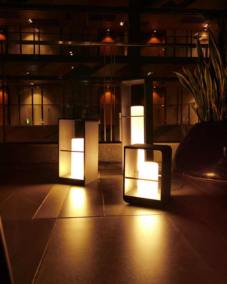 Solar Floor Light WM9007 - Waterproof LED Outdoor Lighting for Patios, Gardens, and Pathways