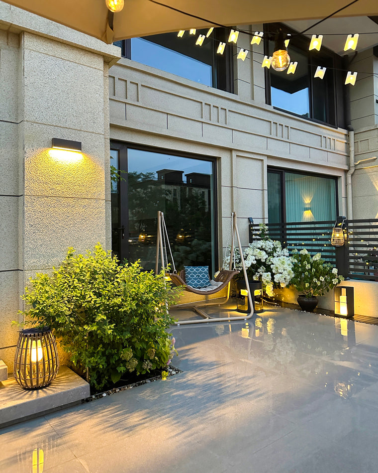 Solar Floor Light WM9007 - Waterproof LED Outdoor Lighting for Patios, Gardens, and Pathways