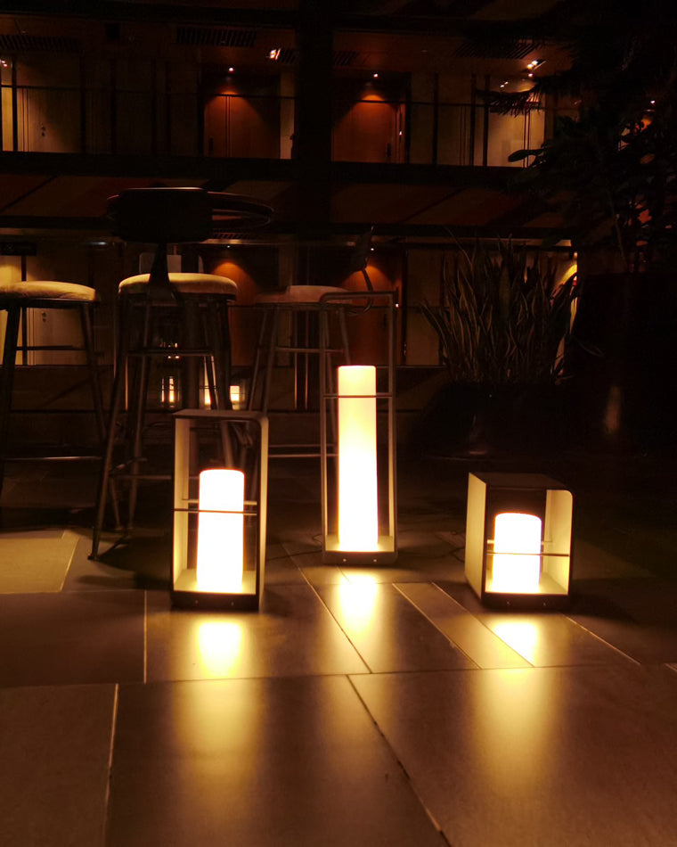 Solar Floor Light WM9007 - Waterproof LED Outdoor Lighting for Patios, Gardens, and Pathways