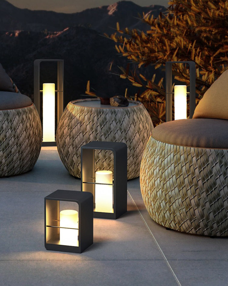 Solar Floor Light WM9007 - Waterproof LED Outdoor Lighting for Patios, Gardens, and Pathways