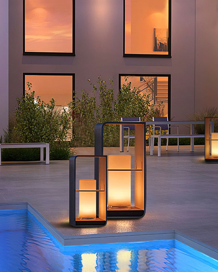 Solar Floor Light WM9007 - Waterproof LED Outdoor Lighting for Patios, Gardens, and Pathways