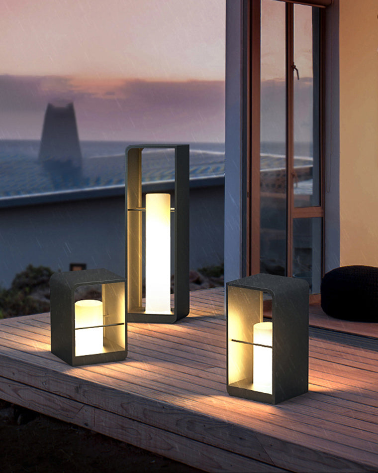 Solar Floor Light WM9007 - Waterproof LED Outdoor Lighting for Patios, Gardens, and Pathways