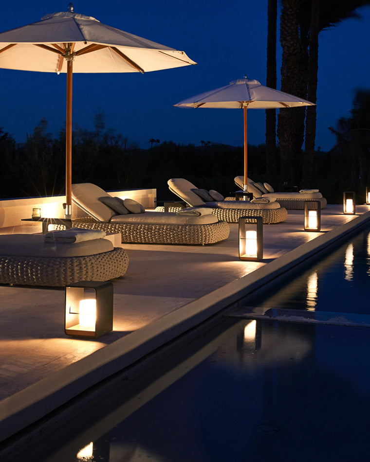 Solar Floor Light WM9007 - Waterproof LED Outdoor Lighting for Patios, Gardens, and Pathways