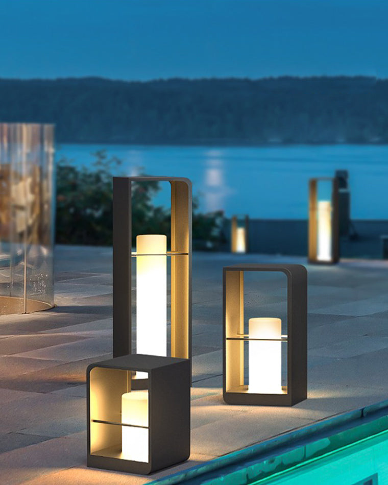 Solar Floor Light WM9007 - Waterproof LED Outdoor Lighting for Patios, Gardens, and Pathways