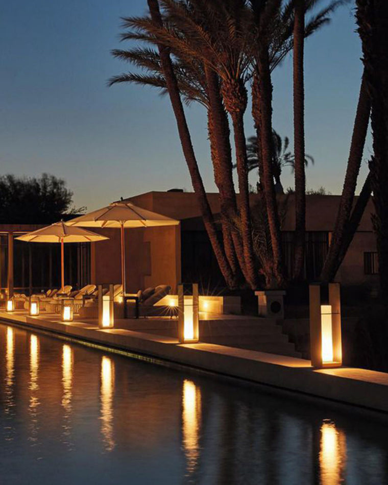 Solar Floor Light WM9007 - Waterproof LED Outdoor Lighting for Patios, Gardens, and Pathways