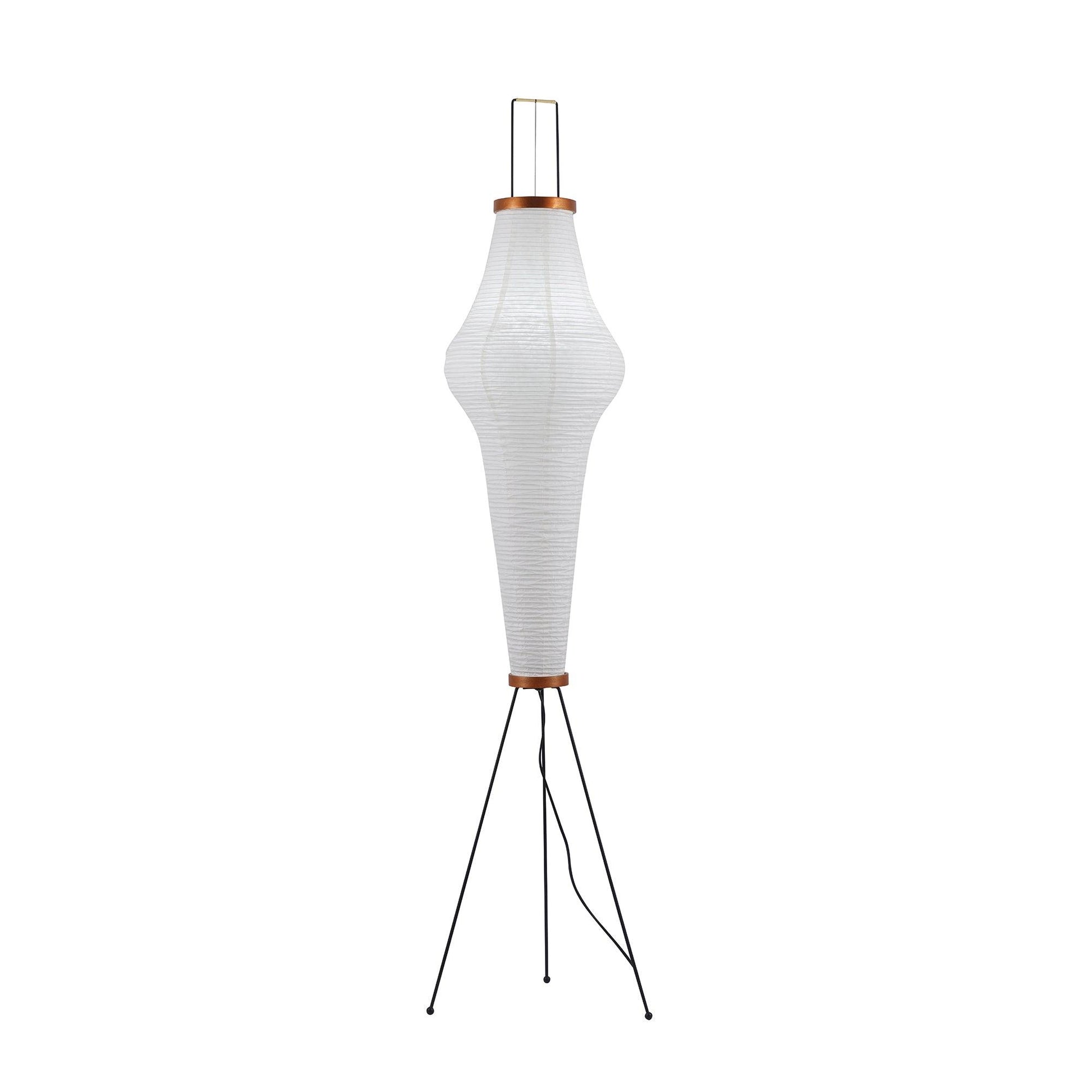 Rice Paper Floor Lamp with Wooden Base - Soft Ambient Lighting for Living Room & Bedroom Decor