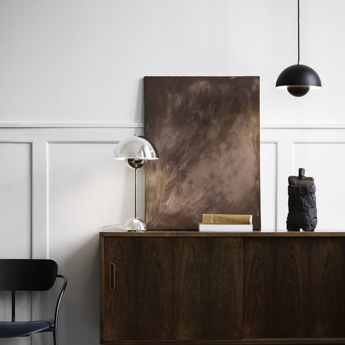 LED Pendant Light Fixture - Flowerpot Design - Modern Hanging Lamp for Dining Room & Kitchen