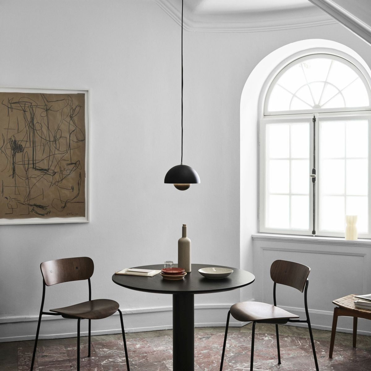 LED Pendant Light Fixture - Flowerpot Design - Modern Hanging Lamp for Dining Room & Kitchen