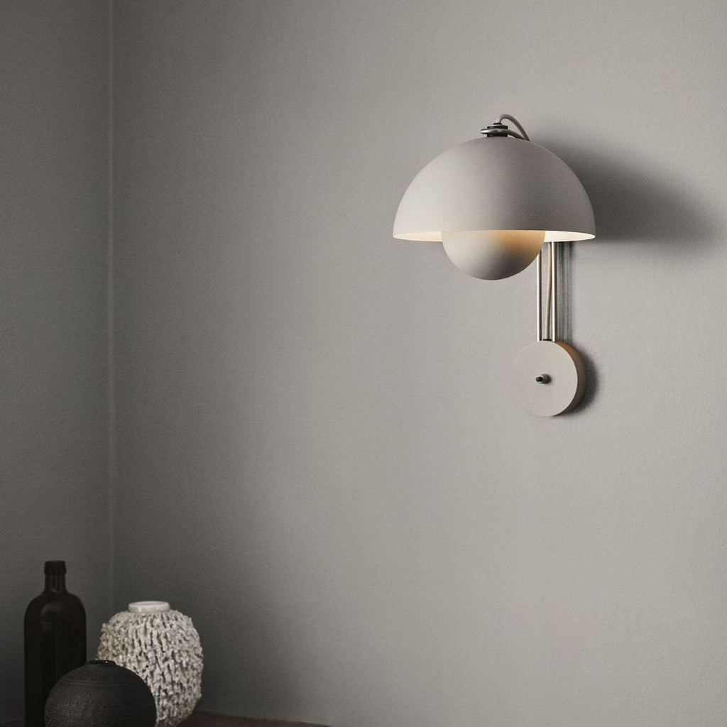 LED Wall Lamp - Flowerpot VP8 Design, Modern Fixture for Living Room & Bedroom Lighting