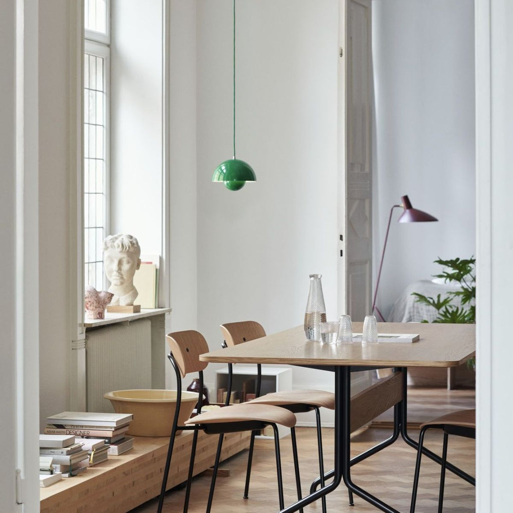 LED Pendant Light Fixture - Flowerpot Design - Modern Hanging Lamp for Dining Room & Kitchen