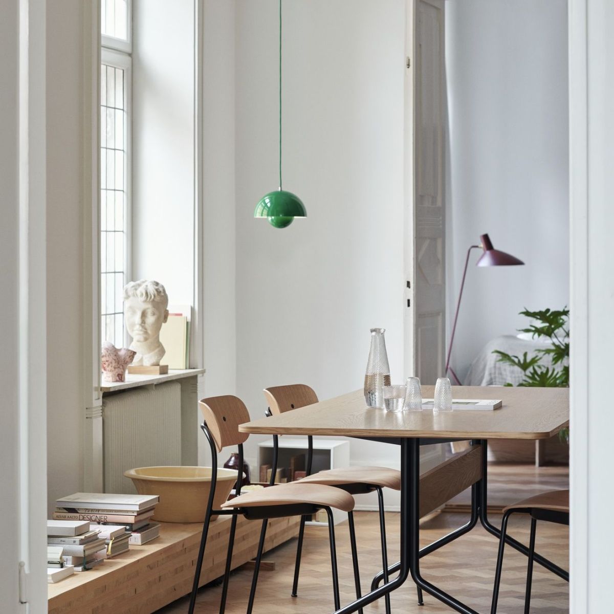 LED Pendant Light Fixture - Flowerpot Design - Modern Hanging Lamp for Dining Room & Kitchen