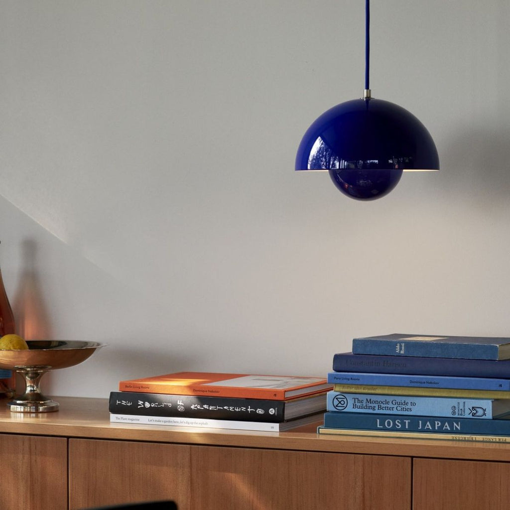 LED Pendant Light Fixture - Flowerpot Design - Modern Hanging Lamp for Dining Room & Kitchen