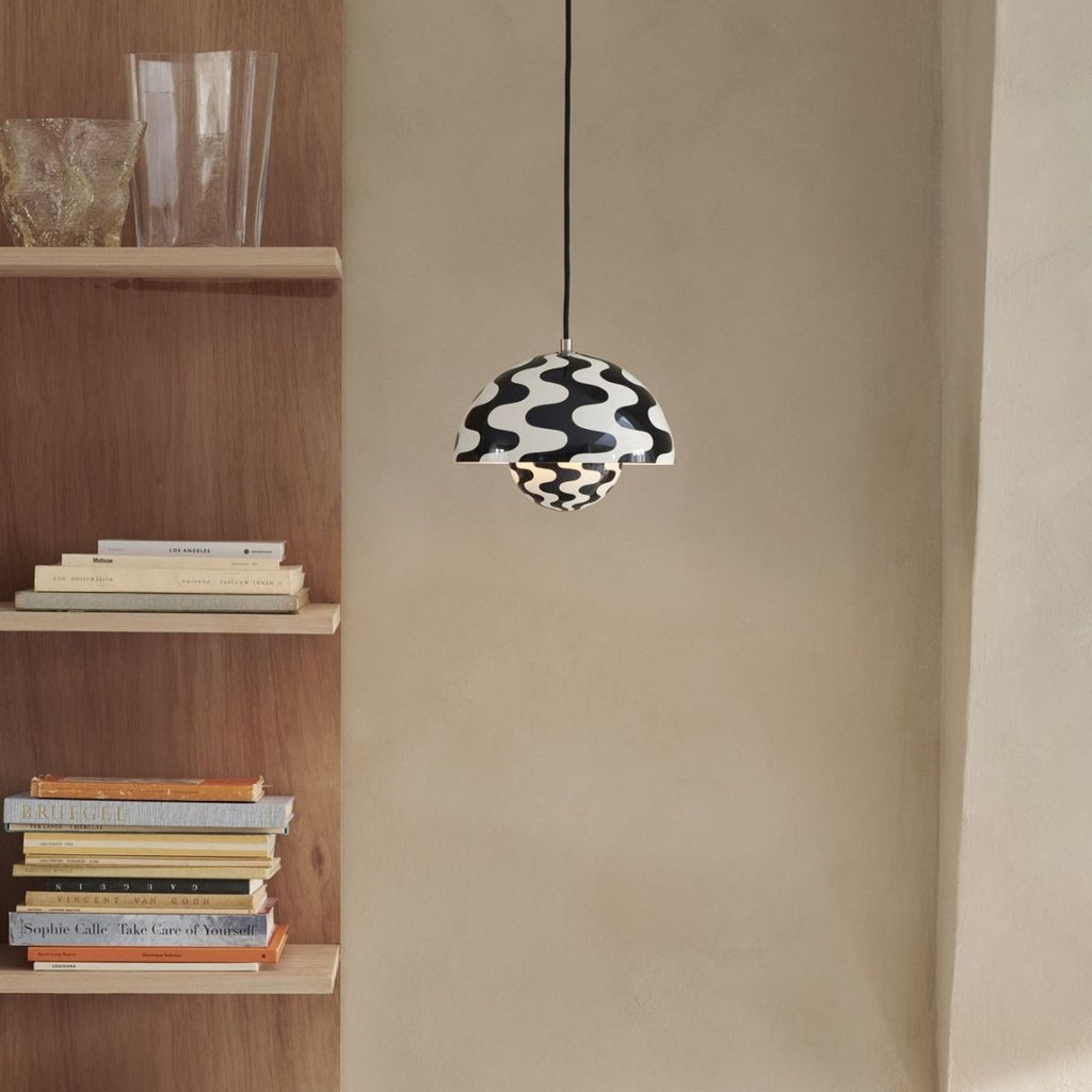 LED Pendant Light Fixture - Flowerpot Design - Modern Hanging Lamp for Dining Room & Kitchen