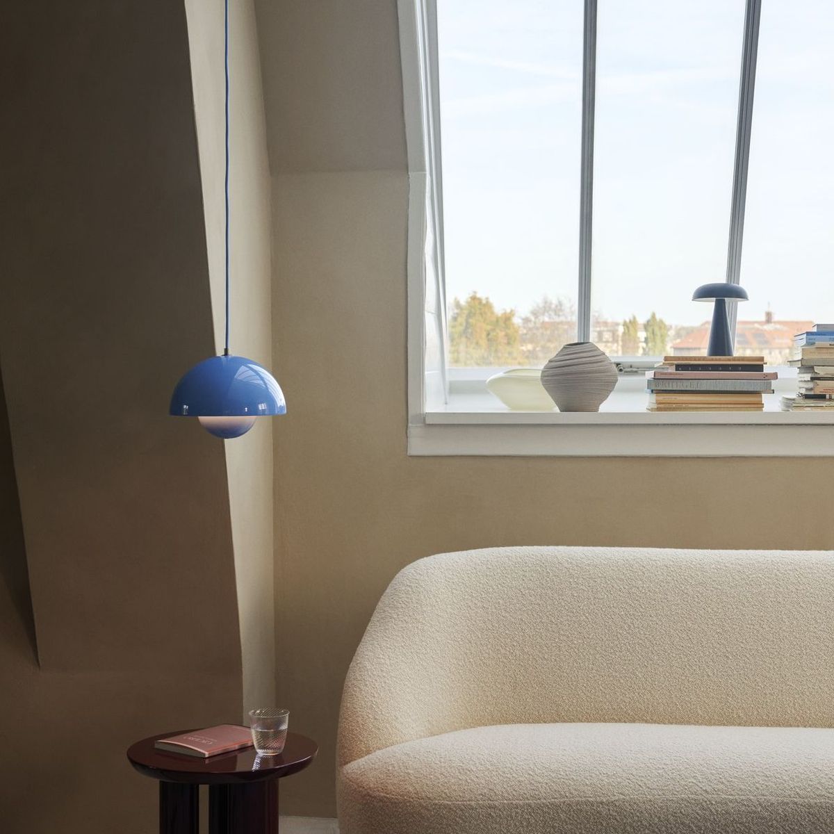 LED Pendant Light Fixture - Flowerpot Design - Modern Hanging Lamp for Dining Room & Kitchen