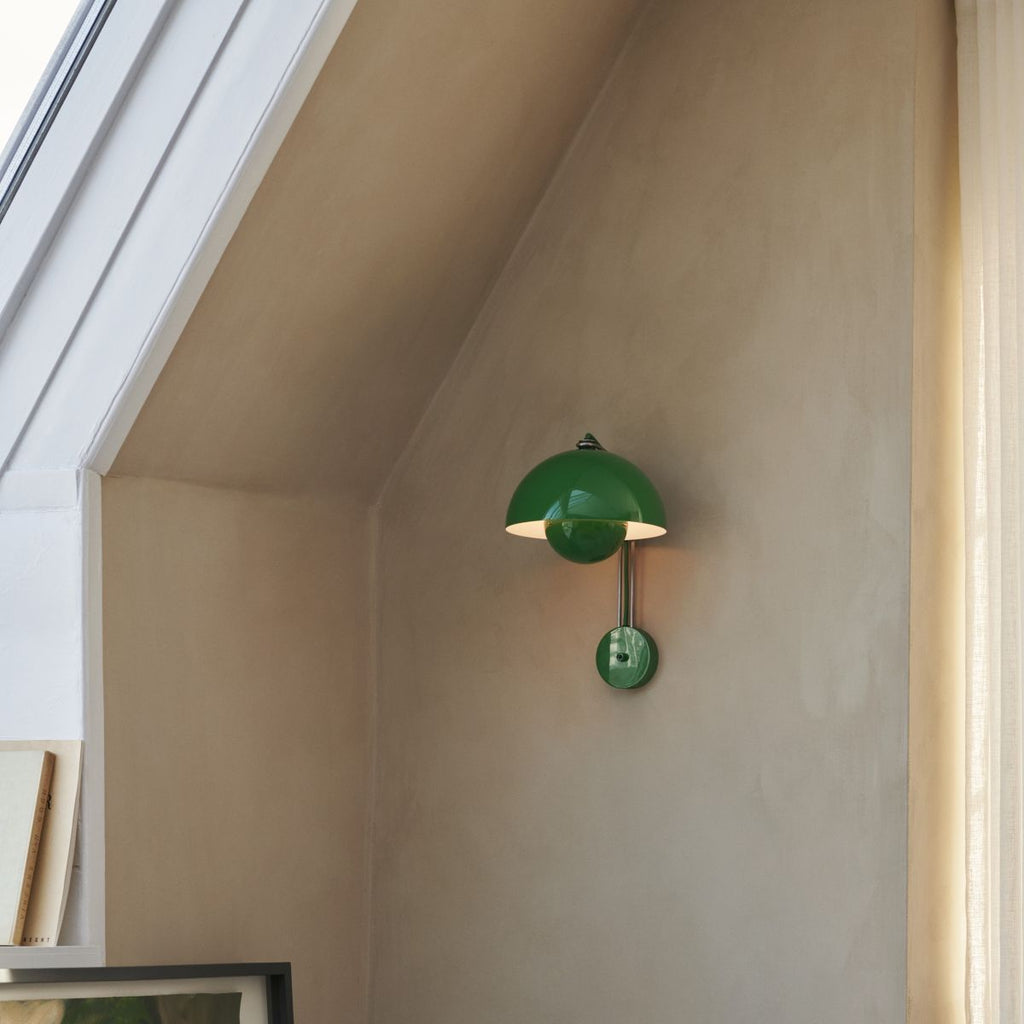 LED Wall Lamp - Flowerpot VP8 Design, Modern Fixture for Living Room & Bedroom Lighting