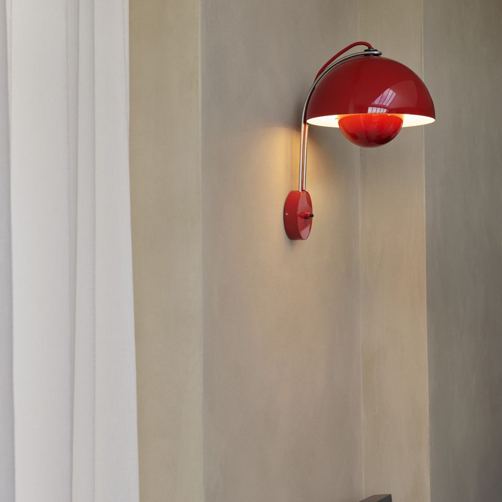 LED Wall Lamp - Flowerpot VP8 Design, Modern Fixture for Living Room & Bedroom Lighting