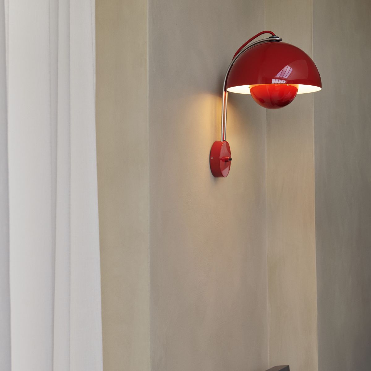 LED Wall Lamp - Flowerpot VP8 Design, Modern Fixture for Living Room & Bedroom Lighting