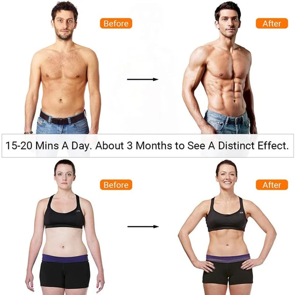 Abs Stimulator | EMS Muscle Toner for Core Strength & Abdominal Training - Portable, Effective Fitness Gear
