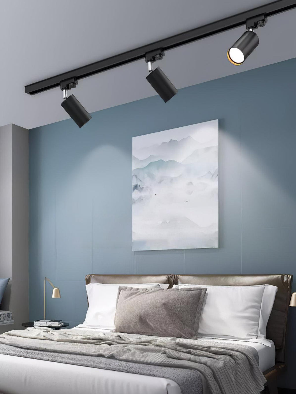 Adjustable Spotlight Track Ceiling Light | 325-Degree Rotatable, LED & Ideal for Art, Kitchen, or Office Task Lighting
