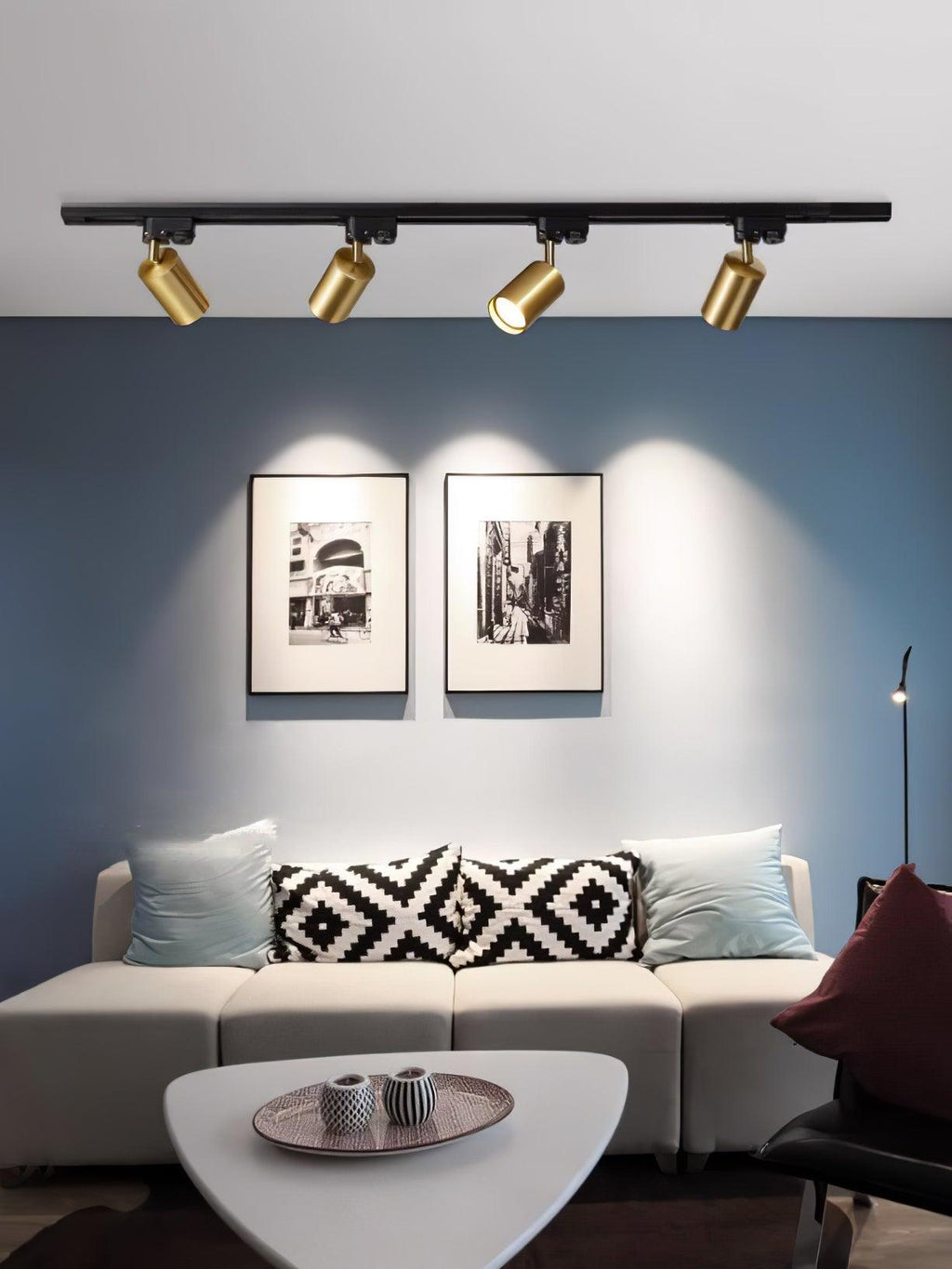 Adjustable Spotlight Track Ceiling Light | 325-Degree Rotatable, LED & Ideal for Art, Kitchen, or Office Task Lighting